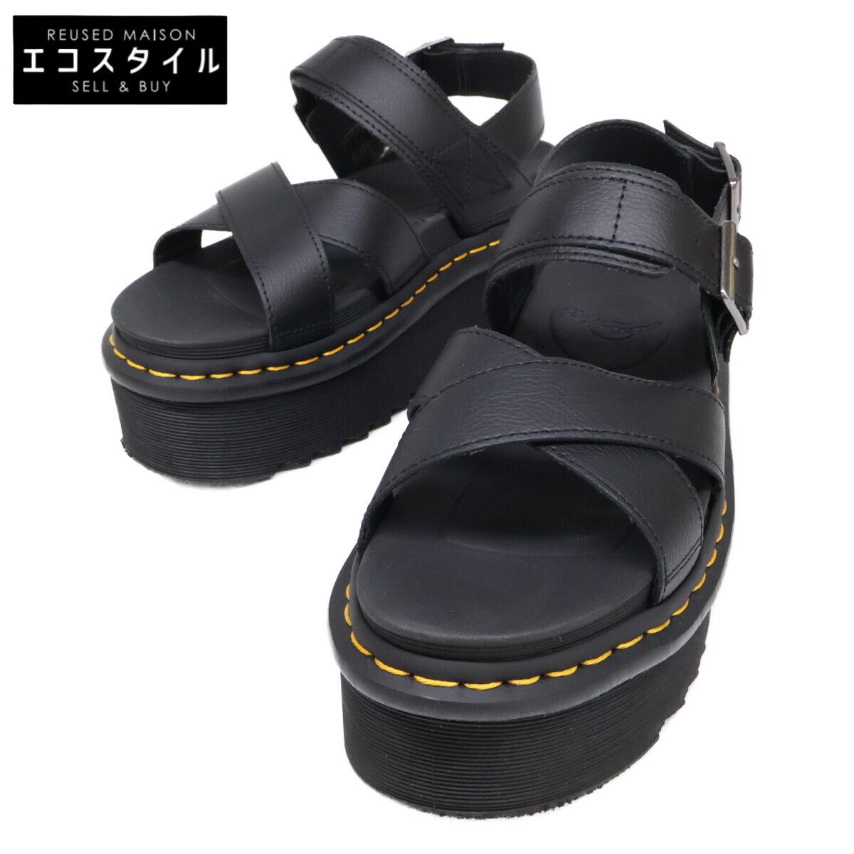 Dr.Martens　ドクターマーチン　30717001 VOSS II QUAD クロスストラップ サンダル　UK6