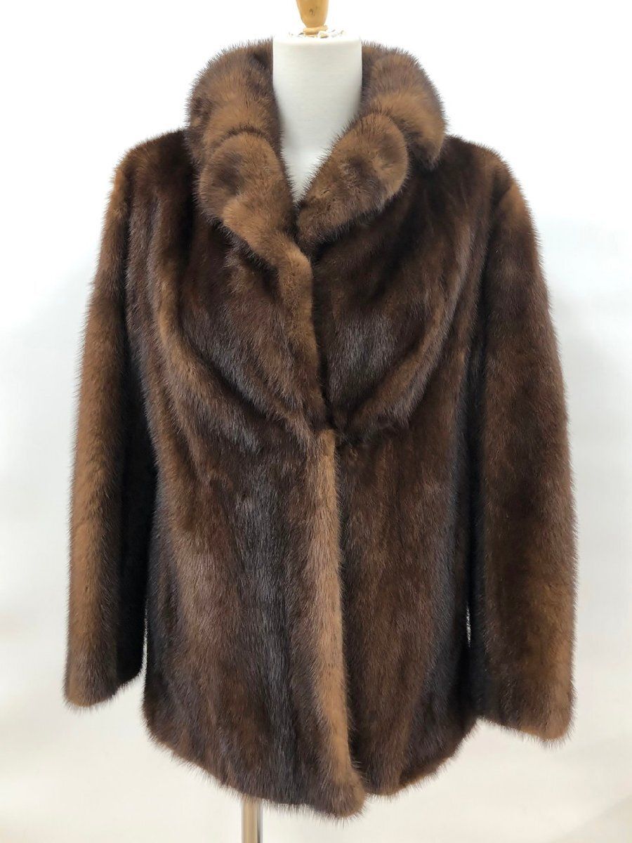 ファーカナダ 毛皮コート 13 長袖 ブラウン系 FurCanada ミンク 2407WS074