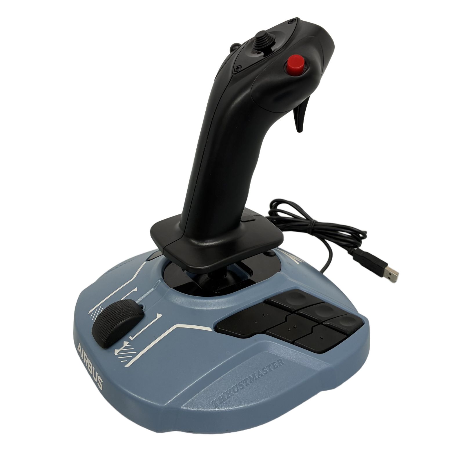Thrustmaster TCA Sidestick Airbus Edition 2960846 ゲーム フライトシミュレーター用スロットル エアバス操縦桿 周辺機器 中古 T11266590