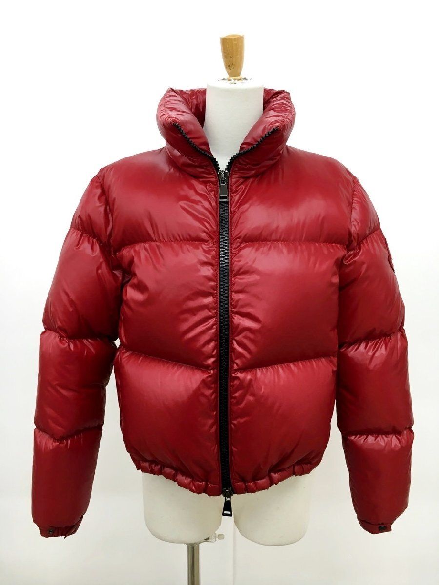 モンクレール MONCLER ダウンジャケット 00 レッド 長袖 RIMAC リマック ダウン90% フェザー10% レッドロゴワッペン 2410WR089