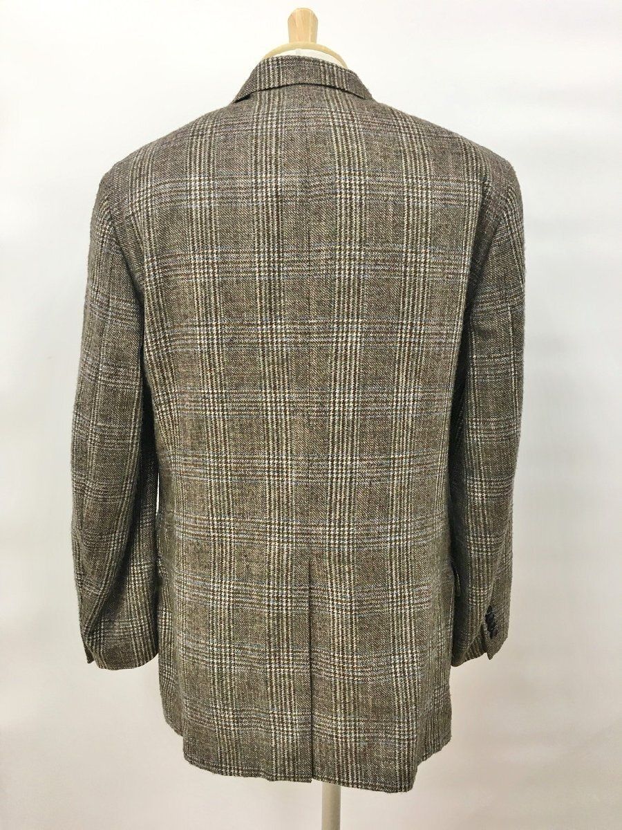 エトロ Etro センターベント テーラードジャケット 48 ツイードグレン