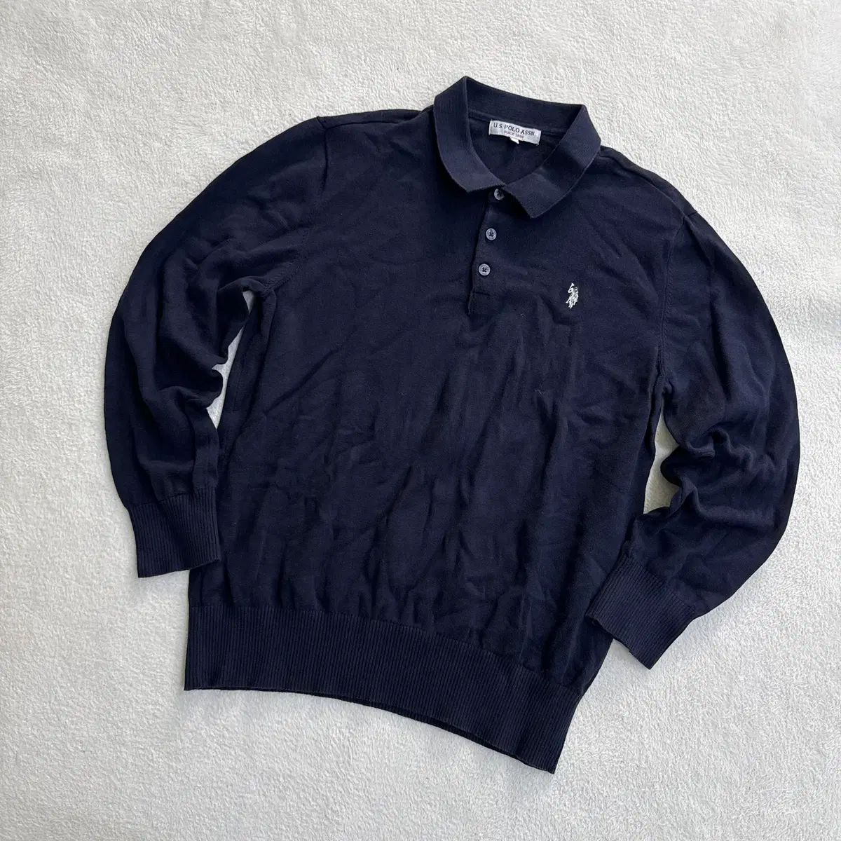 U.S. POLO Assn. 長袖 カラーTシャツ 0508T