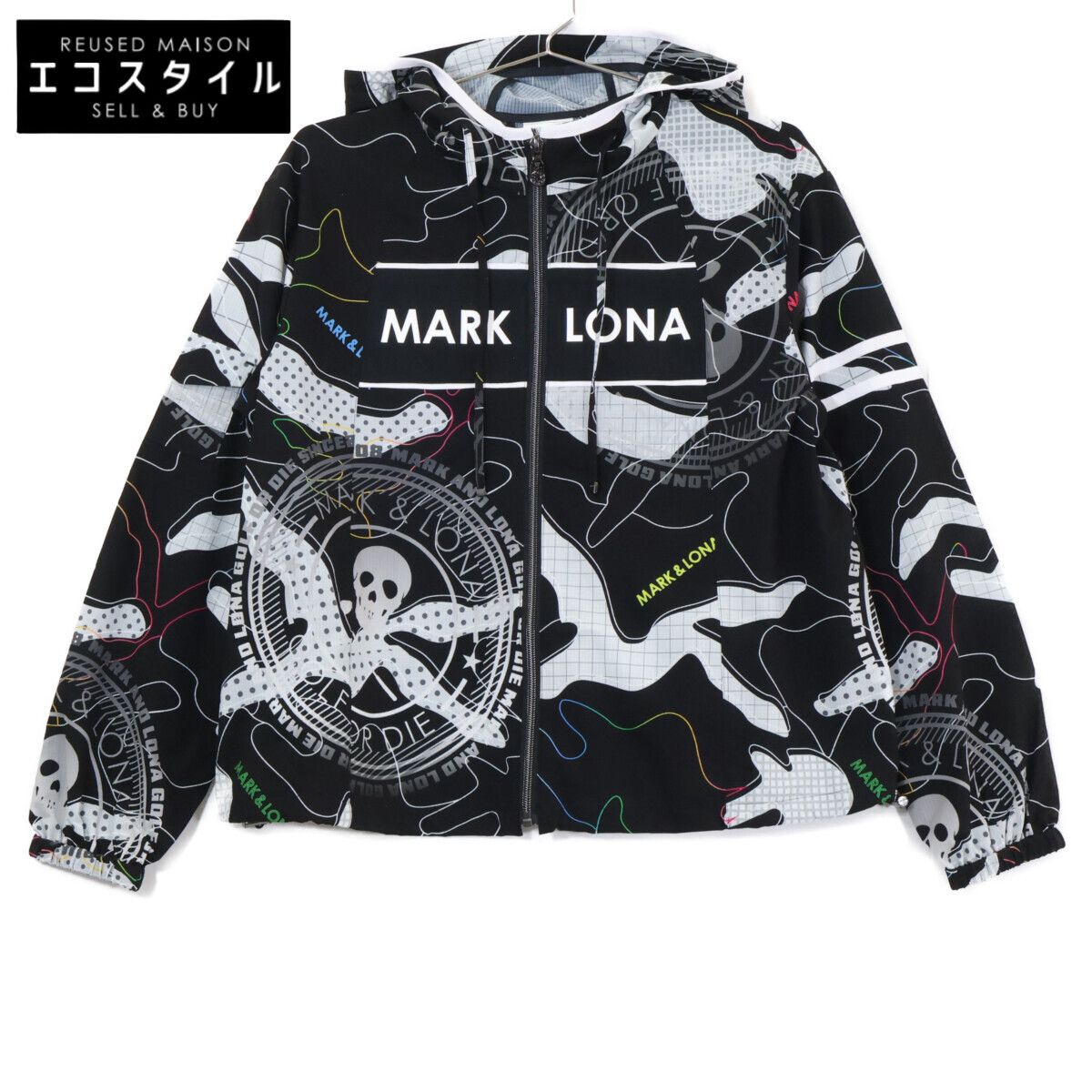 MARK&LONA　マークアンドロナ　【新品同様】MLW-6A-AD03 Axon Camo AirTech Stretch Hoodie ジップアップ フーディジャケット　38