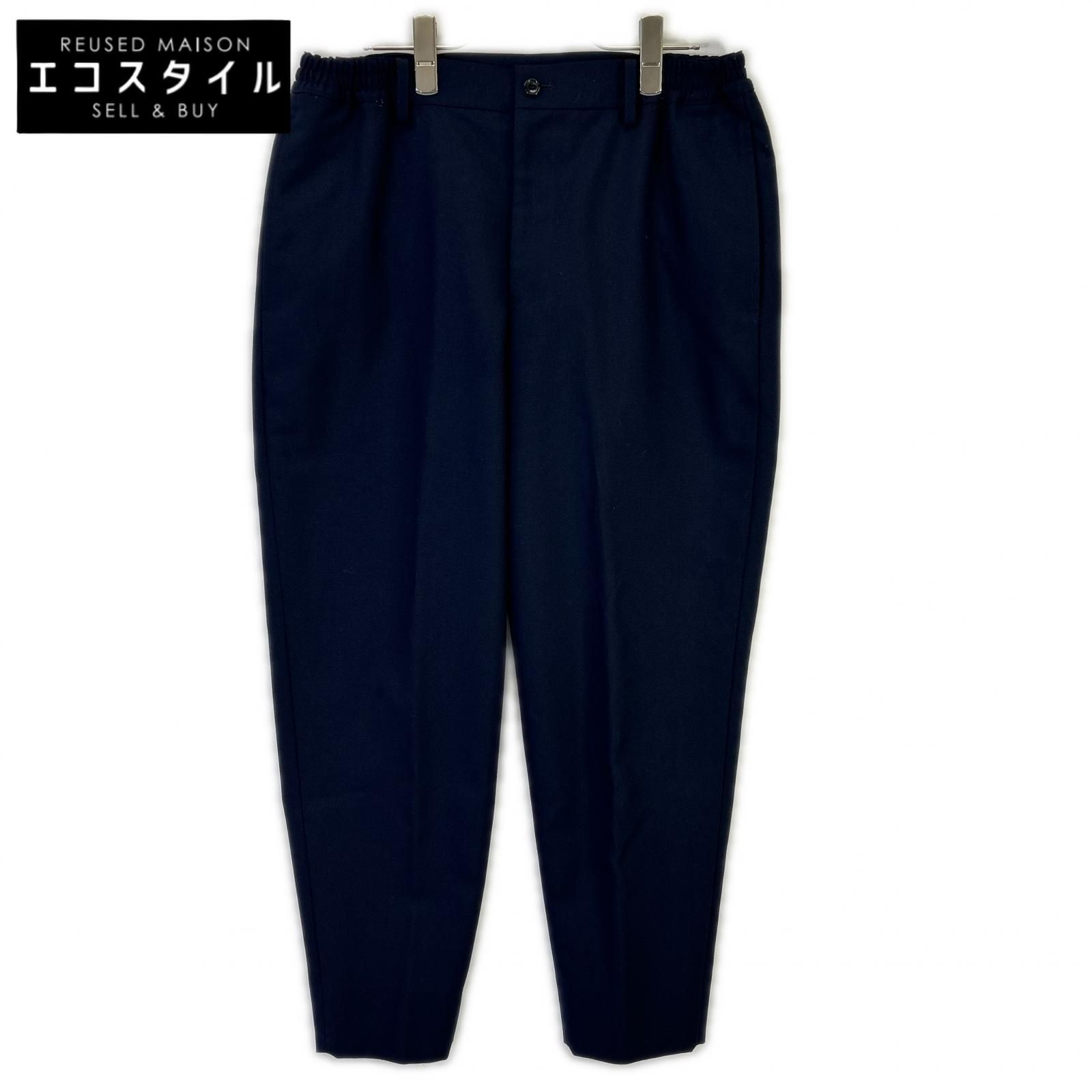 COMMEdesGARCONS HOMME DEUX　コムデギャルソンオムドゥ　DG-P042 ネイビー ウール スラックス　S