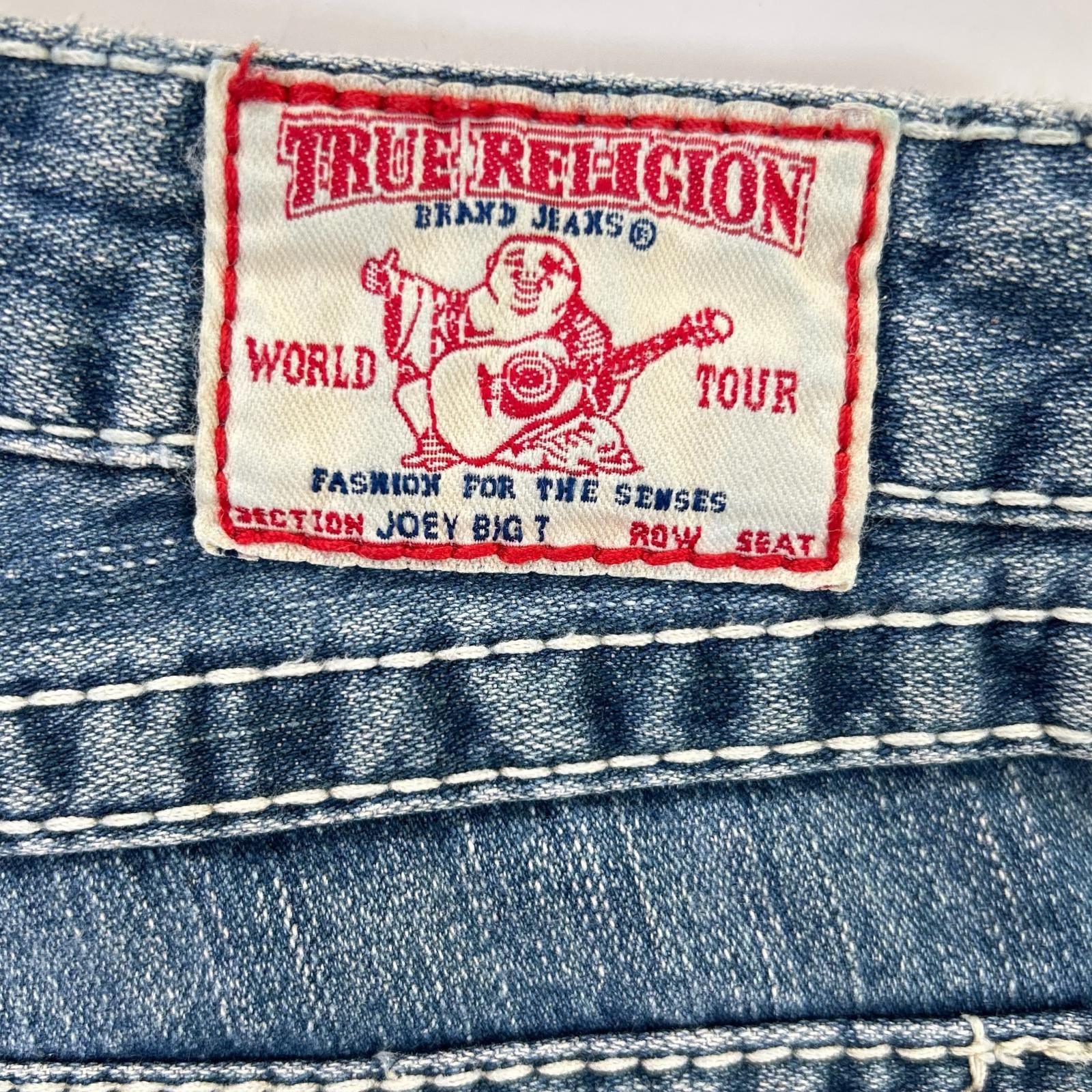 TRUE RELIGION トゥルーレリジョン ジョイ ビッグT ダメージ フレア 