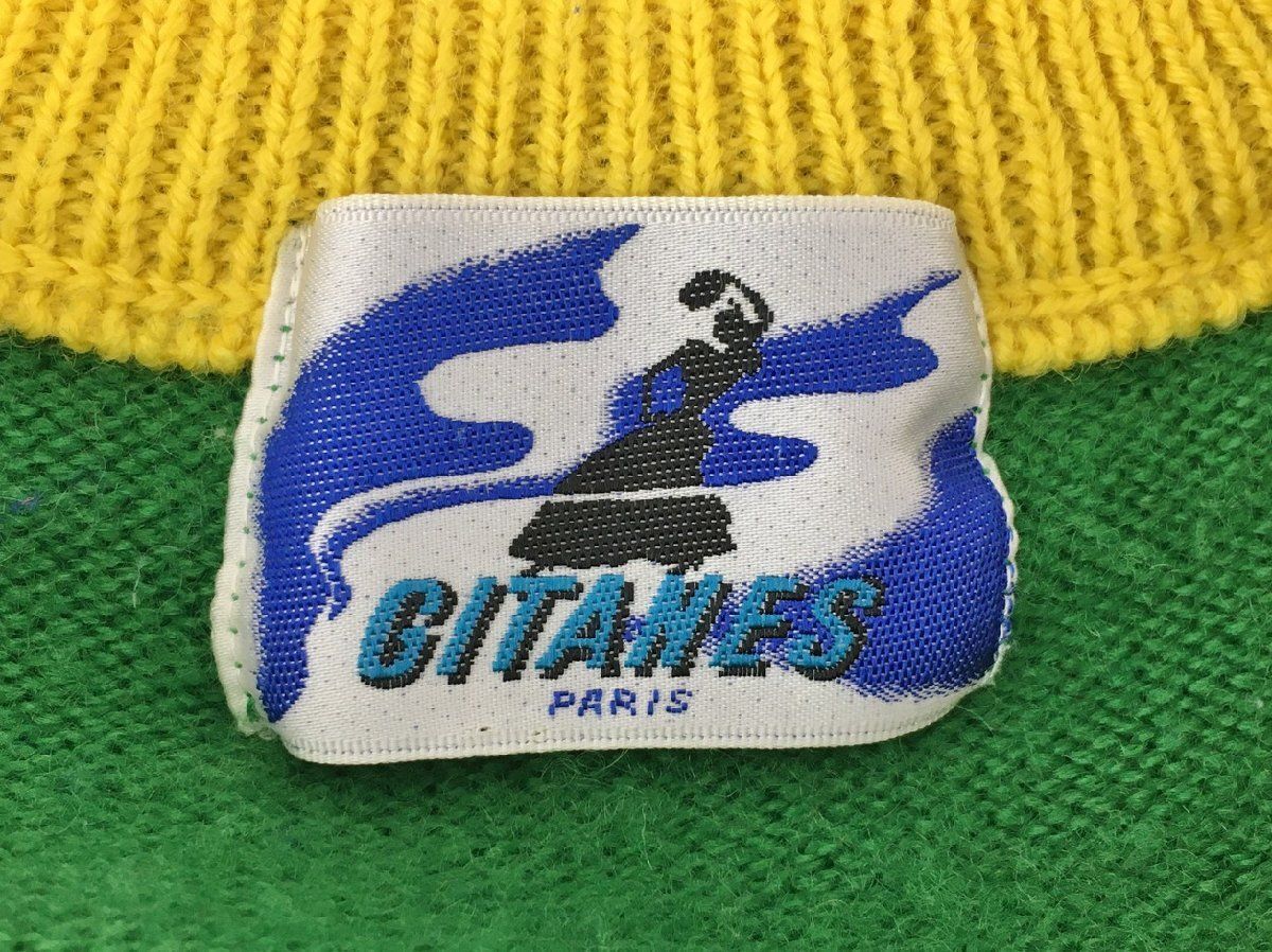 ジタン ニットセーター GITANES 40 ビンテージ フランスのタバコ