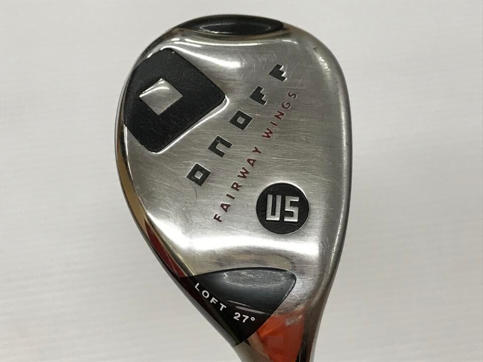 グローブライド　ONOFF FAIRWAY WINGS KURO 2017　27度　LABOSPEC SHINARI:U70　Sフレックス　ユーティリティ　中古【最短即日発送】