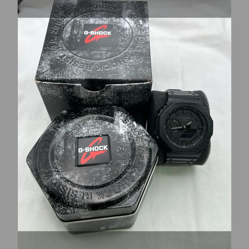 ▽電池切れ　CASIO　カシオ　G-SHOCK　カーボンコア　クォーツ腕時計　GA-2100　10971