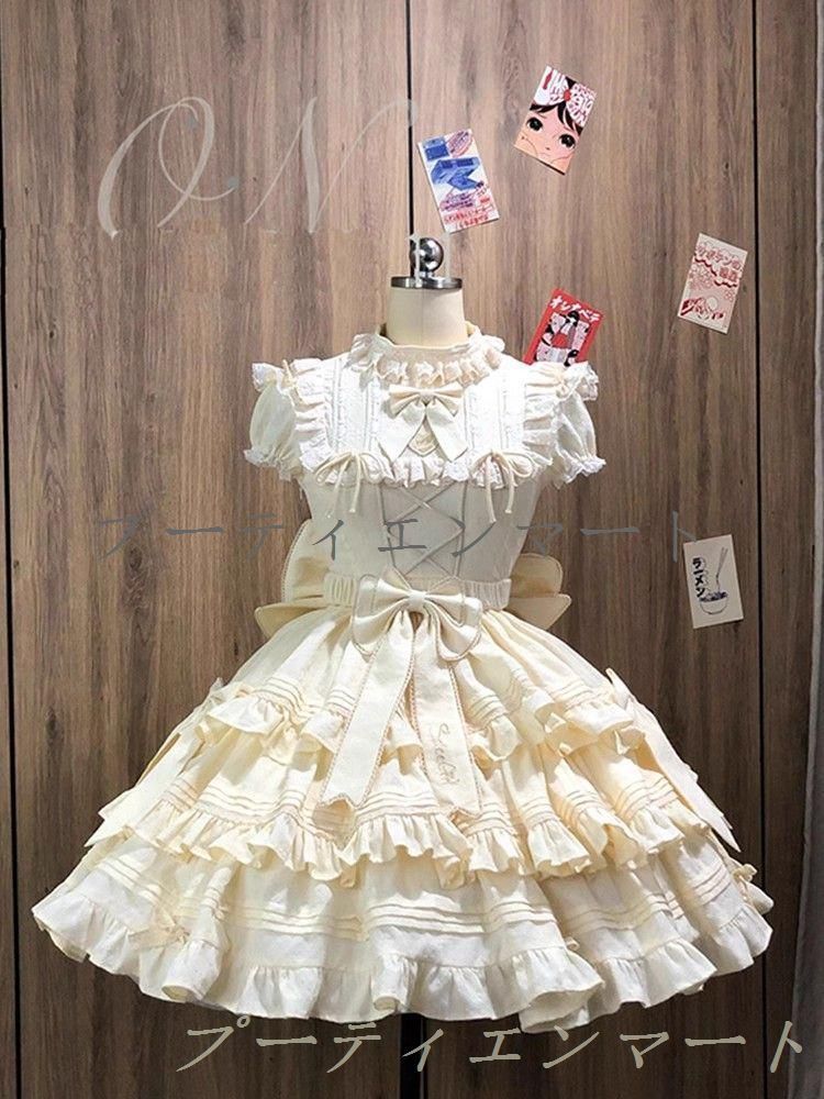人気商品 LT-36 豪華姫系 lolita 可愛 レトロ風 オリジナル 洋服 ロリータ ワンピース 美しい刺繍