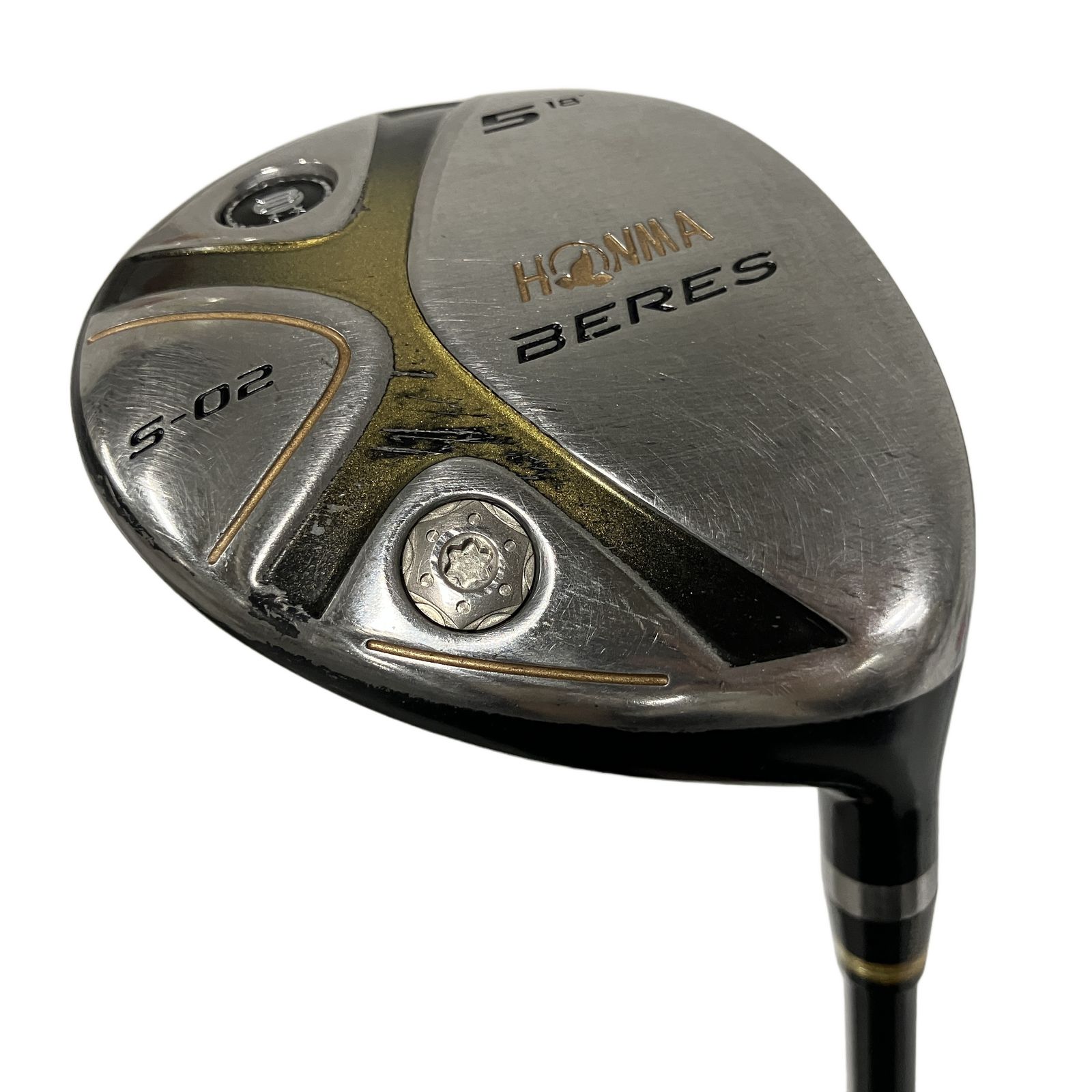 HONMA ホンマ BERES S-02 5W 18° 45 R Flex フェアウェイウッド 右利き ゴルフ 中古 B11210038