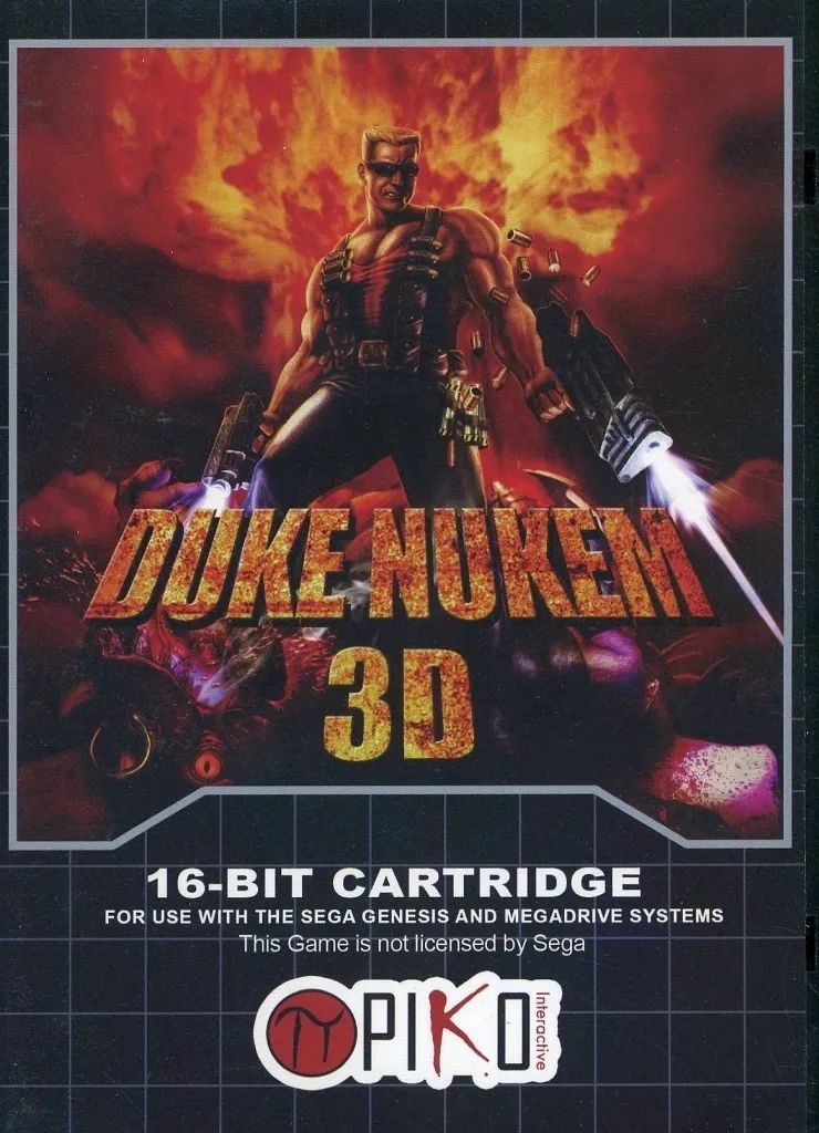 【中古】ジェネシス（海外版メガドライブ） GENESIS版 DUKE NUKEN 3D