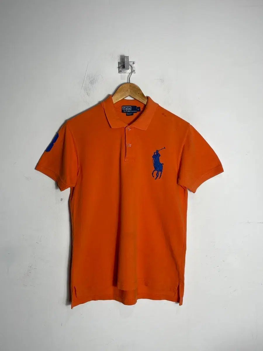 POLO RALPH LAUREN ビックポニー オレンジ 半袖 カラーTシャツ
