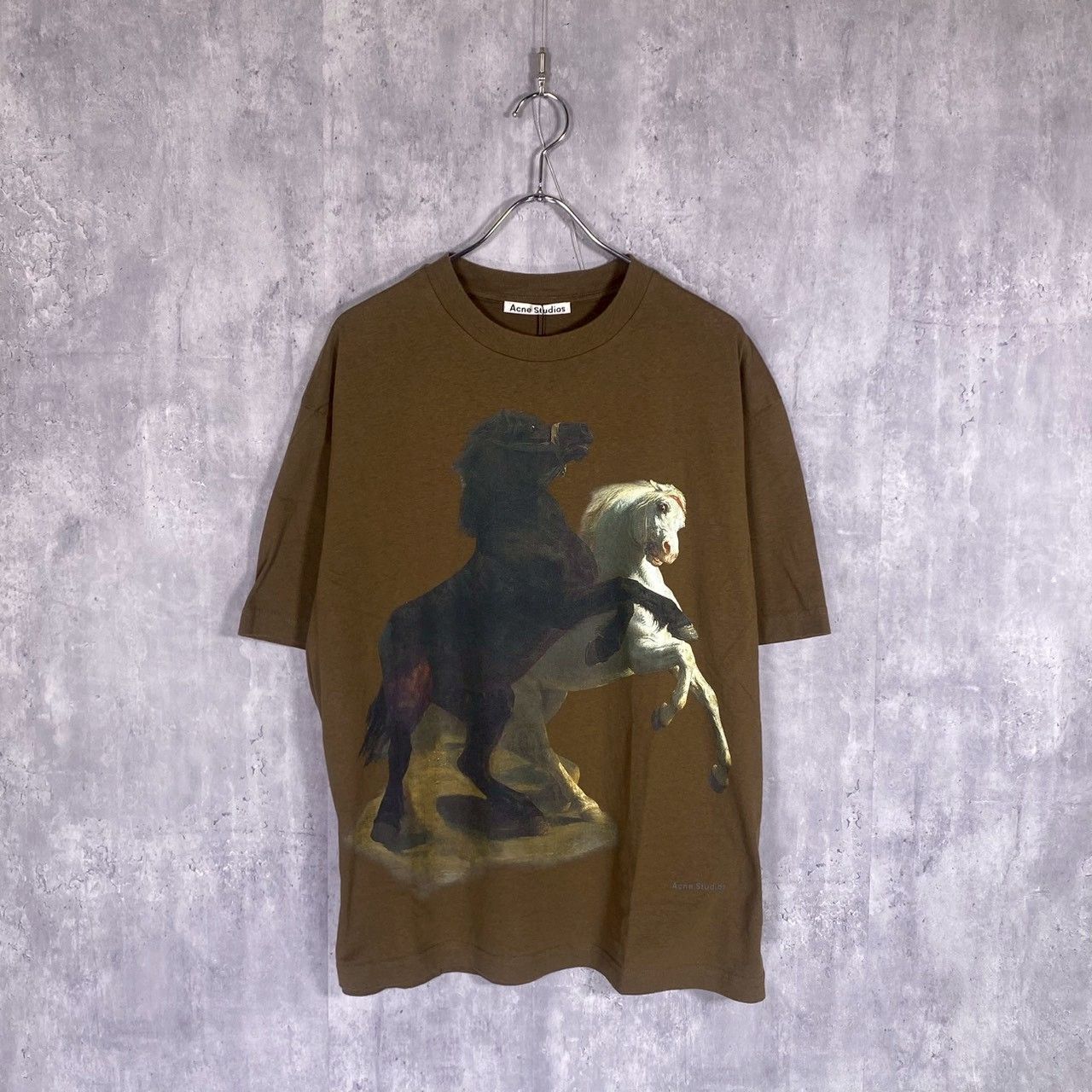 Acne Studios』アクネステュディオス (M) ホースプリントTシャツ 半袖 