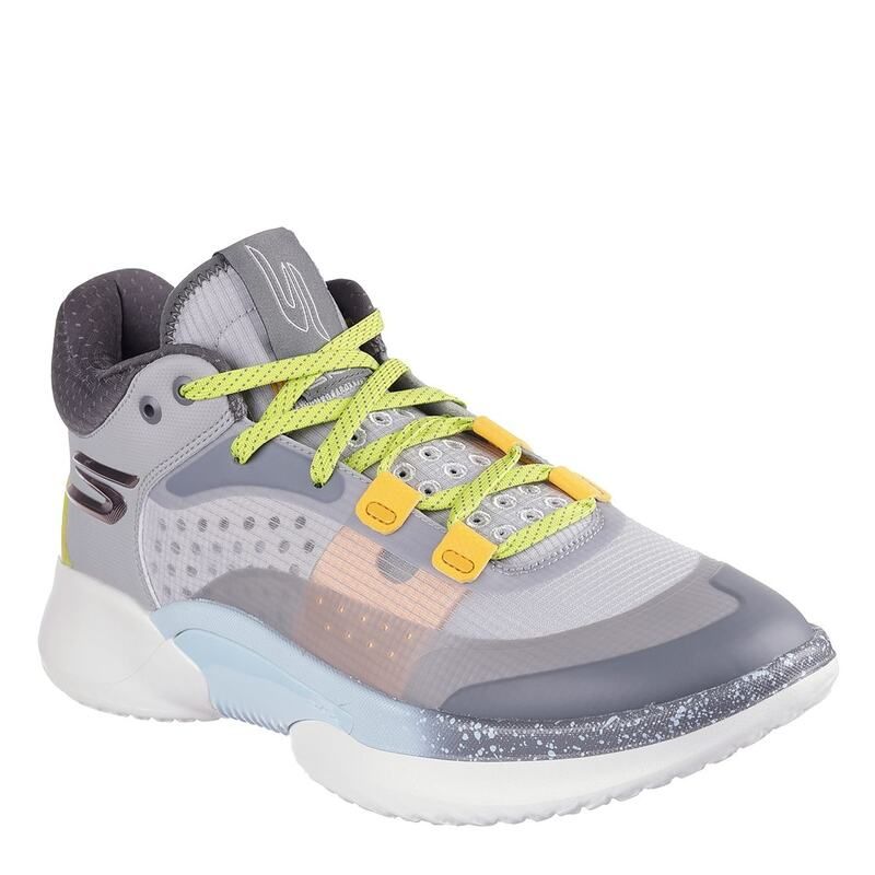 スケッチャーズ メンズ シューズ スニーカー Skechers Basketball SKX Resagrip Trainers Mens GreyWhite ホワイト