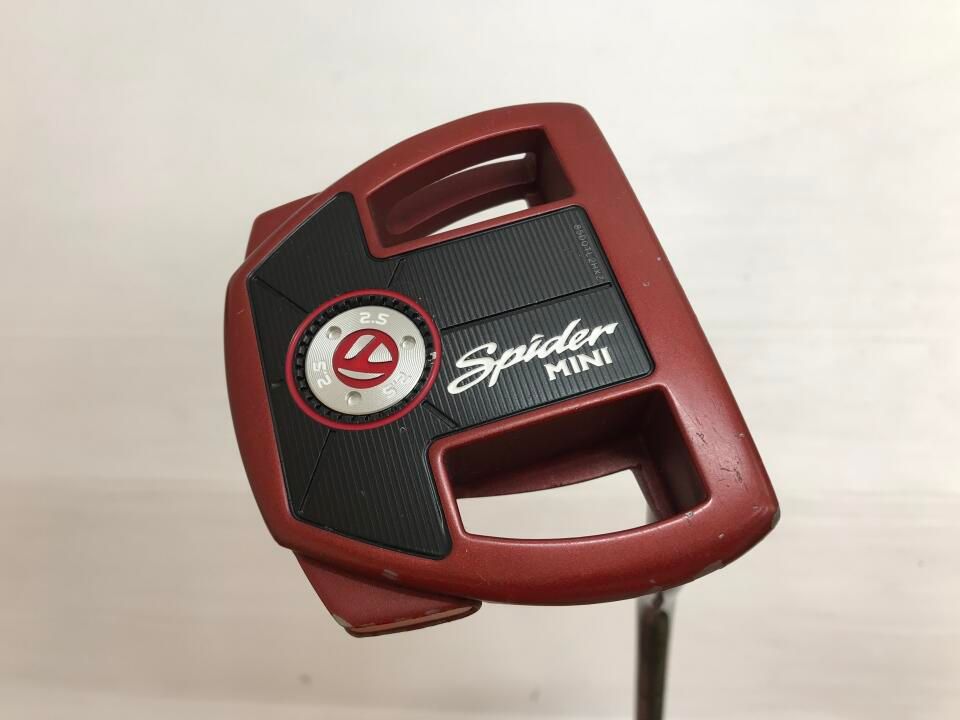 テーラーメイド　Spider MINI TOUR RED　パター　中古　ゴルフドゥ！多摩ニュータウン店【最短即日発送】