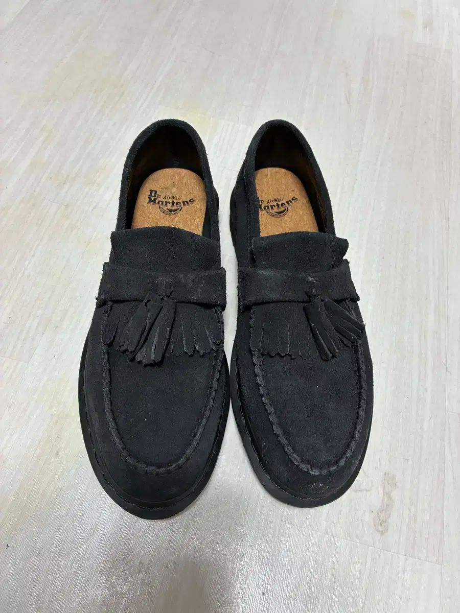 正規品 DR. MARTENS ドクターマーチン モノ エイドリアン ローファー スウェード ブラック 280