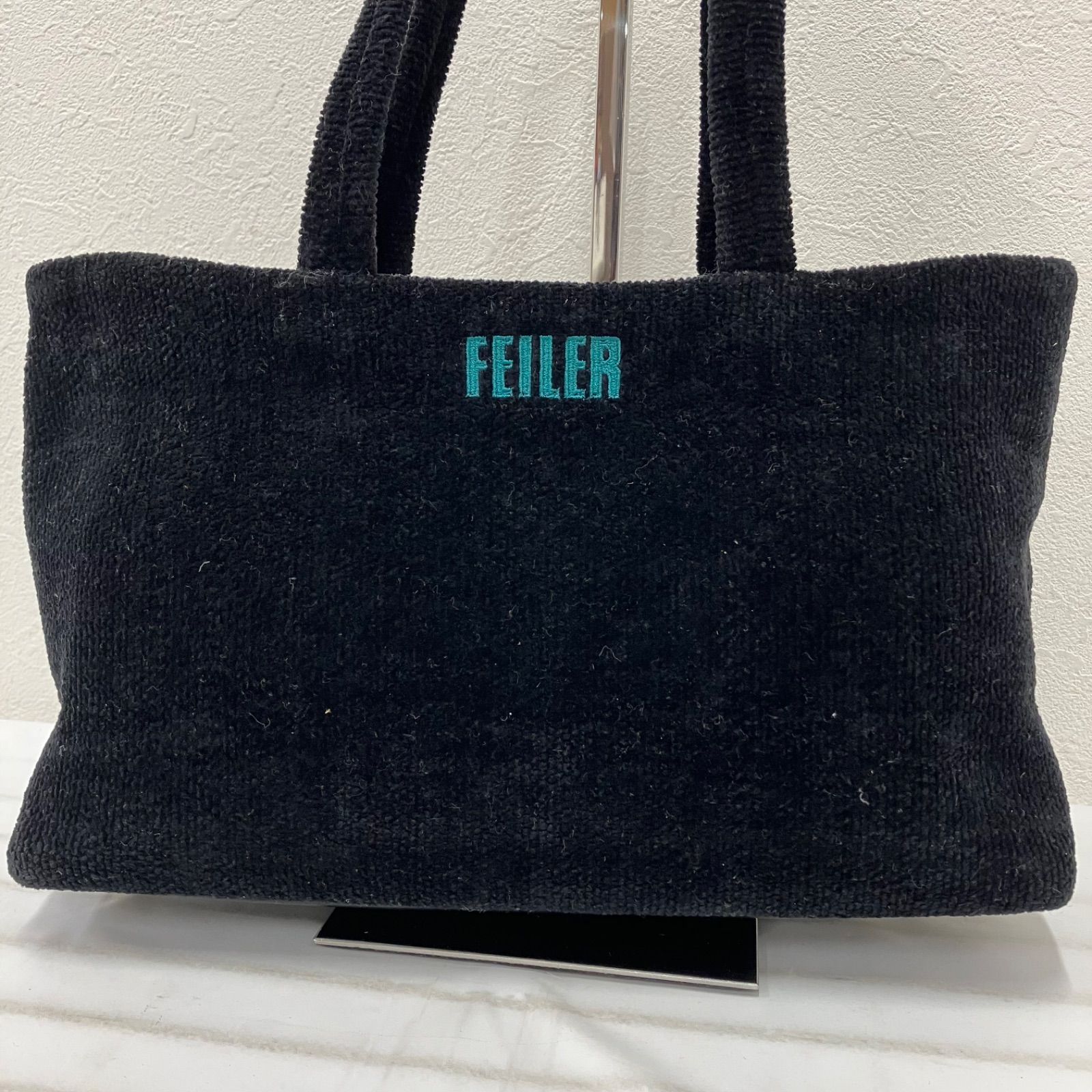 2635 FEILER フェイラー ハンドバッグ トートバッグ ブラック 黒