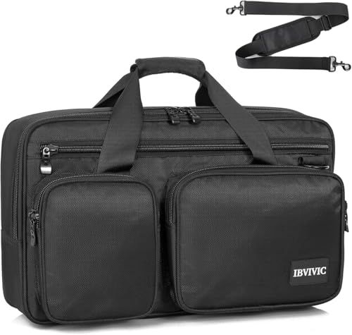 BQKOZFIN DJ コントローラー ケース DJ バッグ 保護ボックス DDJ-400 DDJ SB SB2 SB3 DJ収納 ケース 携帯用旅行ショルダーバッグ 撥水生地t 98b0d1a0