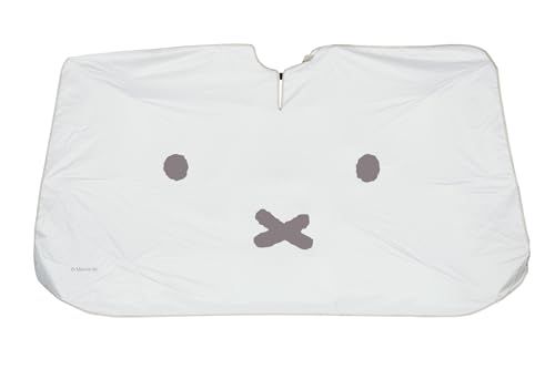 【 miffy ミッフィー 】傘サンシェード (ミッキーフェイス) 車用 サンシェード 傘式 フロントガラス 折りたたみ UVカット 車中泊 日よけ コンパクト 軽量 車用サンシェードt 46769f53