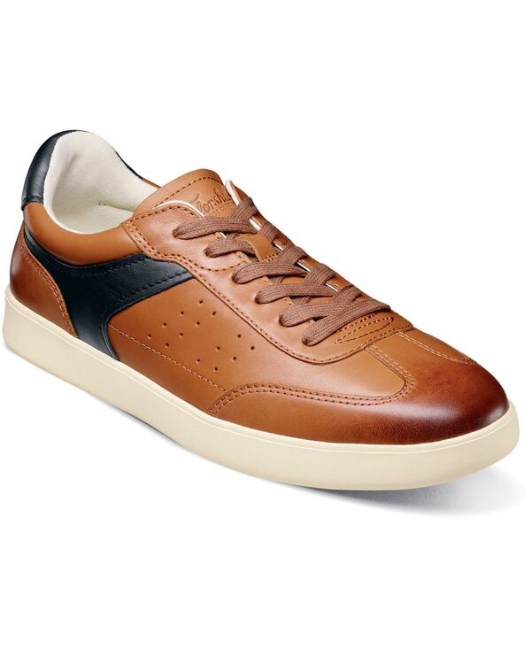 フローシャイム メンズ シューズ スニーカー レース Florsheim Mens Pace Round Toe Lace Up Sneakers Cognac multi マルチカラー