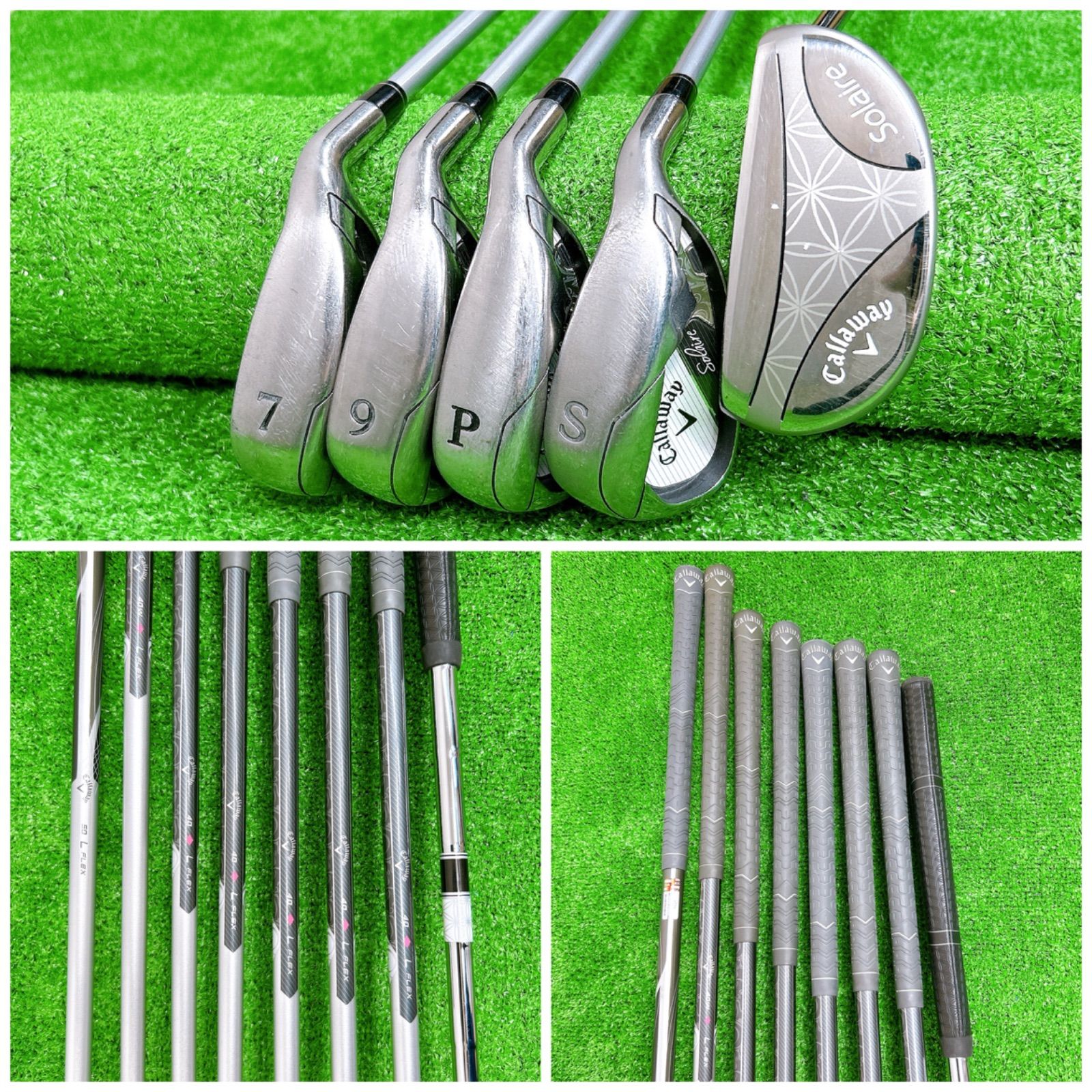 【レディース右】キャロウェイソレイユ レディースクラブセット8本セット Callaway（キャロウェイ） レディース クラブセット Solaire ソレイル