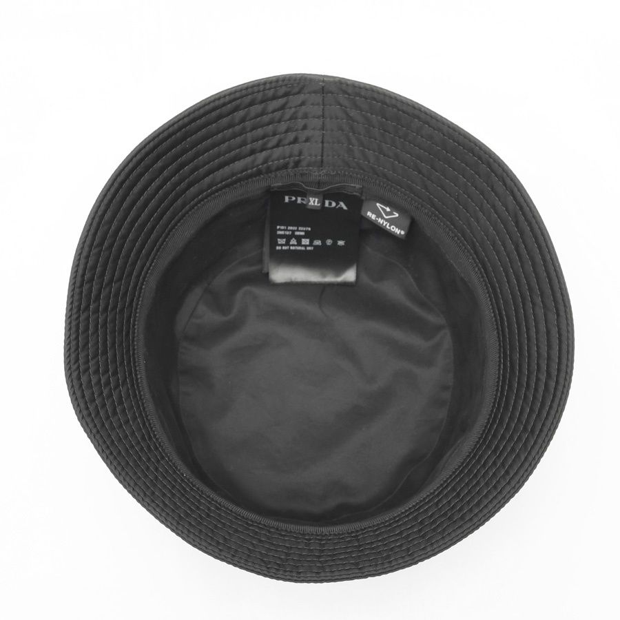 プラダ / PRADA Re-Nylon トライアングル ロゴ バケットハット 2HC137