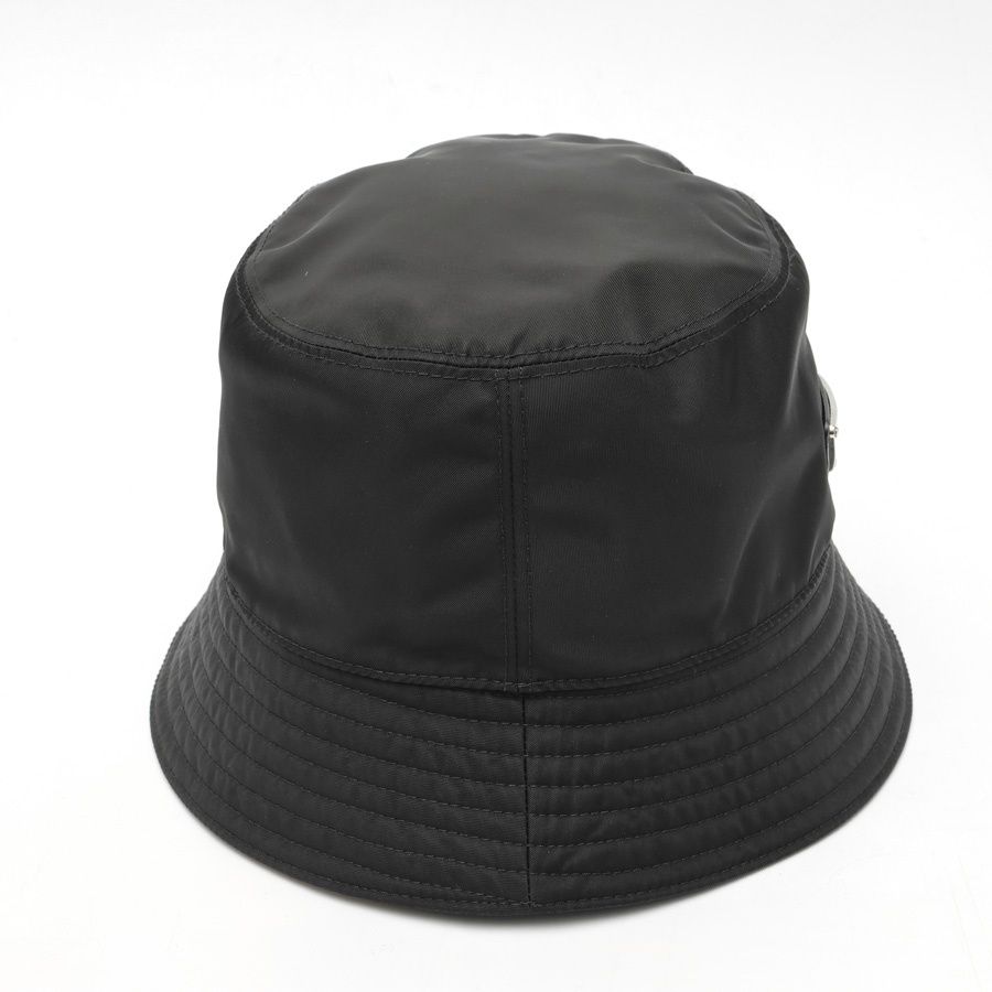 プラダ / PRADA Re-Nylon トライアングル ロゴ バケットハット 2HC137