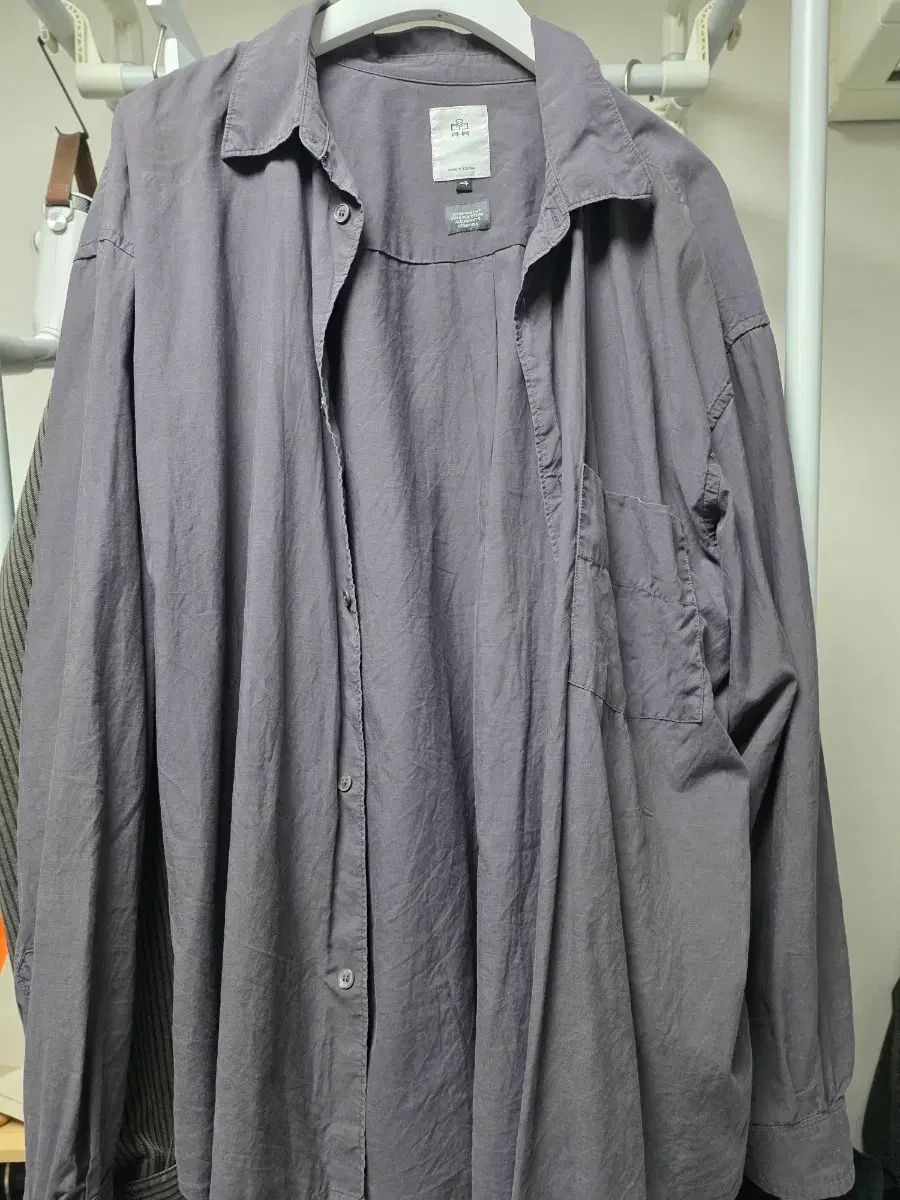 (4) ポリテル テンコシャツ パープルグレー