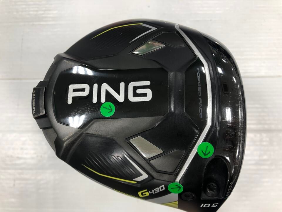 ピン　【訳あり】G430 MAX　10.5度　TOUR 2.0 CHROME 65　Sフレックス　ドライバー　中古　ゴルフドゥ！NEXTグローボ蘇我店【最短即日発送】