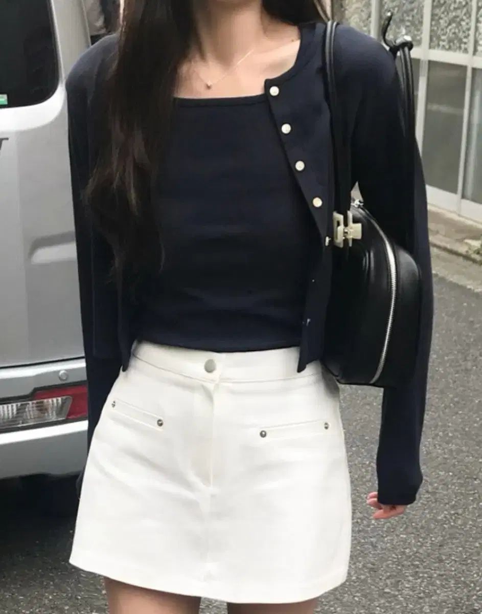 꼰미고 ネイビー 半袖カーディガン セット 新品