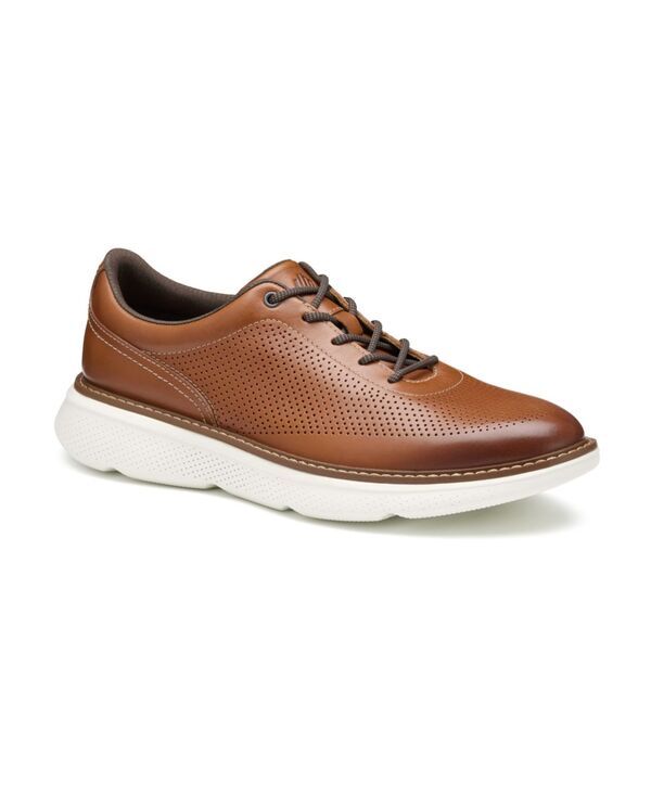 ジョンストンアンドマーフィー メンズ シューズ スニーカー Johnston Murphy Mens Hayden Perforated UThroat Sneakers Tan Full Grain タン