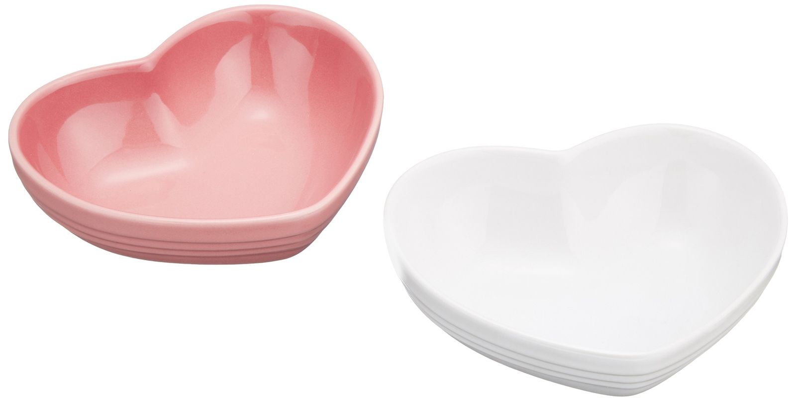 ル・クルーゼ(Le Creuset) 深皿 ハート・ディッシュ(S) ローズクォーツ ホワイトラスター 耐熱 耐冷 電子レンジ オーブン 対応 2枚 入り 結婚祝い 記念日 ブライダル ギフト プレゼント 引出物 オーブン皿 耐熱皿 【日本正 b64d0861