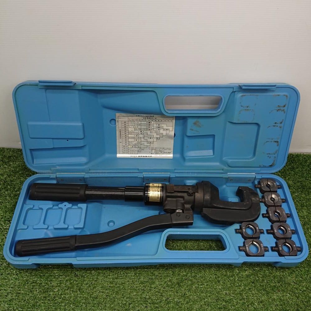 【中古品】 イズミ 15号B 手動油圧式圧着圧縮工具 キズ汚れ塗装跡あり [6345]