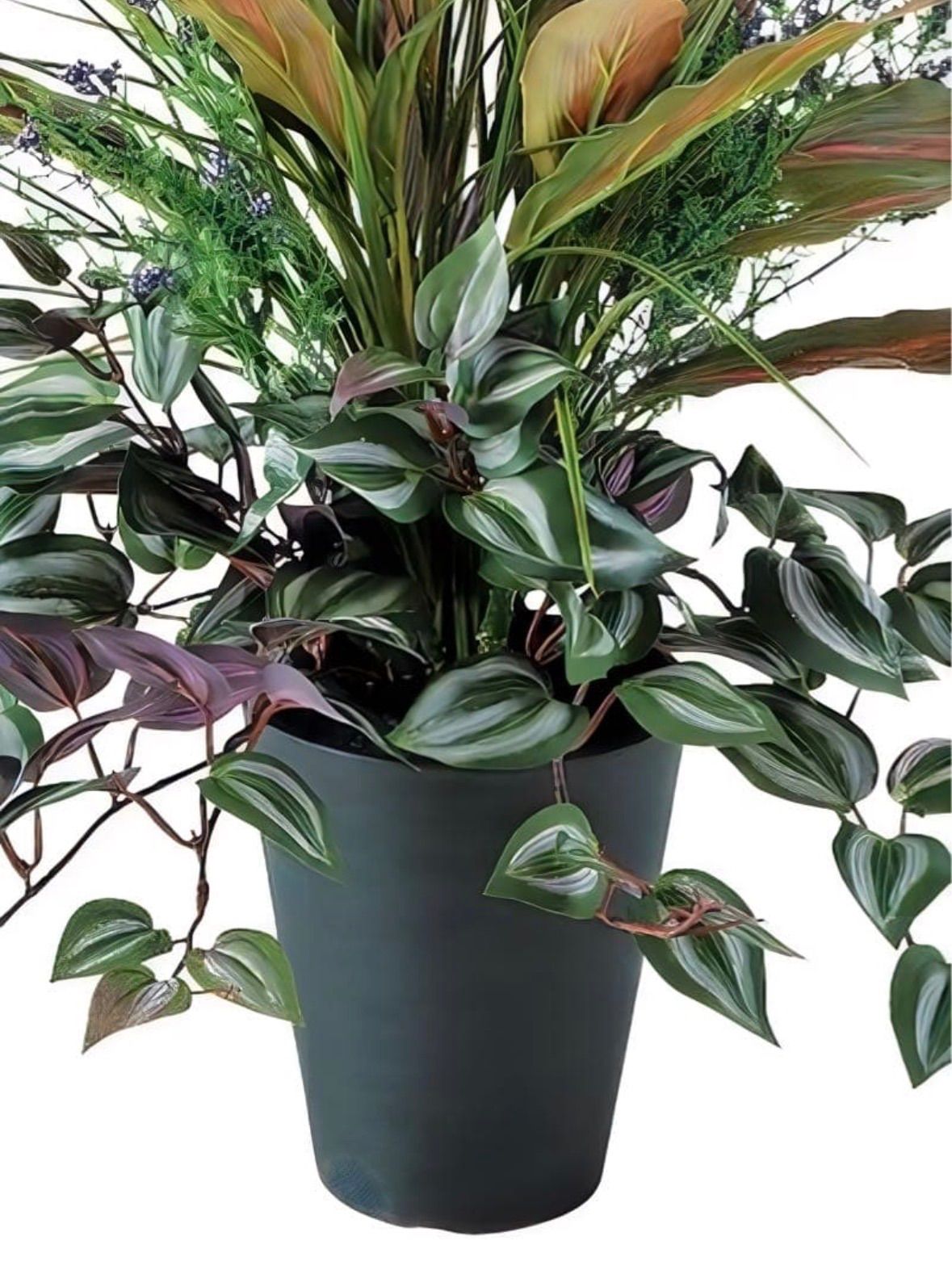 光触媒　人工観葉植物　ウォールグリーン　フェイクグリーン　セージMIXブッシュ 光触媒 人工観葉植物 ウォールグリーン フェイクグリーン セージMIX