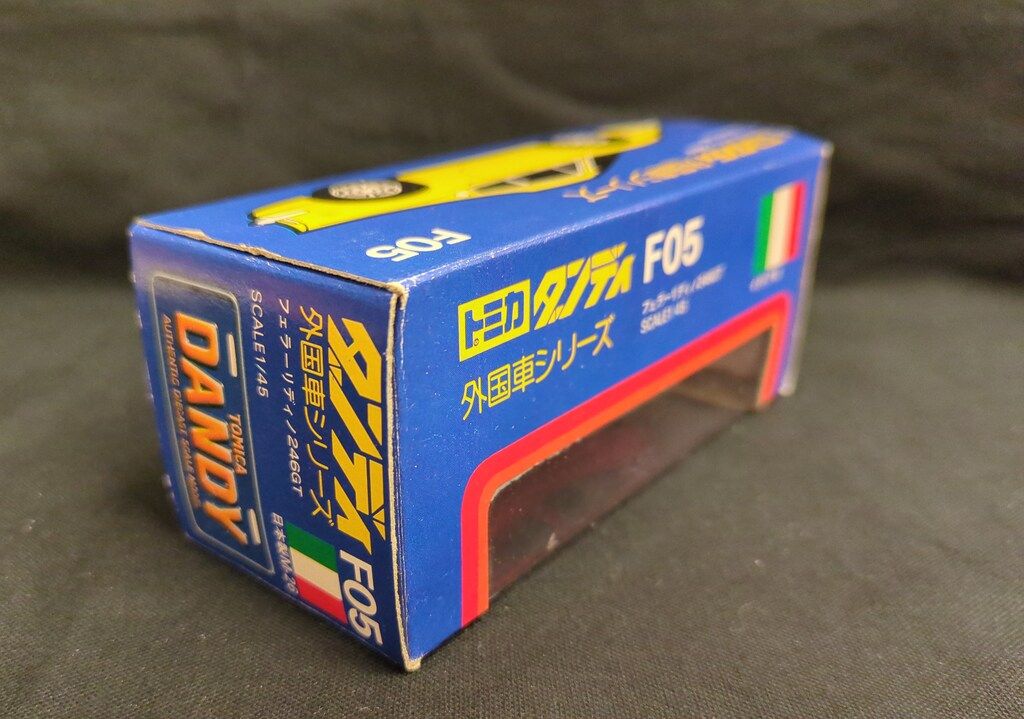 トミカミニカーまとめ売り　日本製　イギリス製　フランス製 トミー 1/45トミカダンディ 外国車シリーズ フェラーリディノ246GT