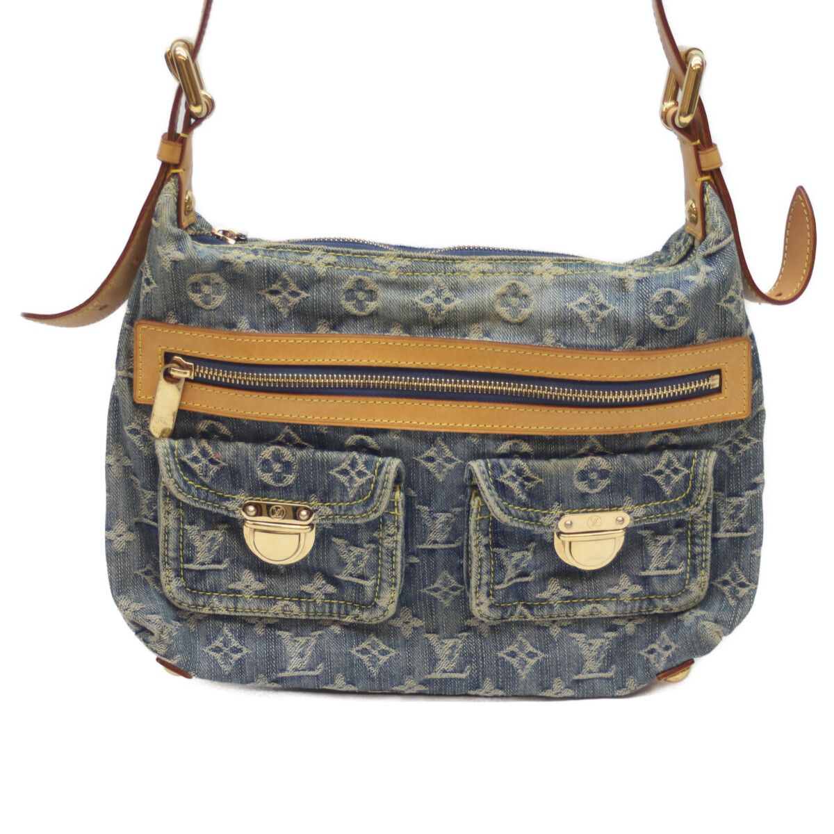 LOUIS VUITTON ルイヴィトン 06年 M95049 モノグラムデニム バギーPM