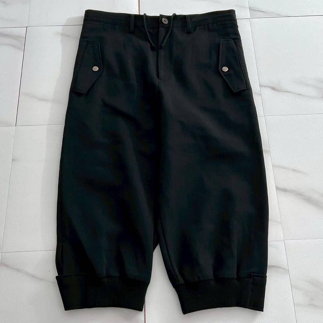 Y's Saruel pants wool Gabardine Black 3 17,608円