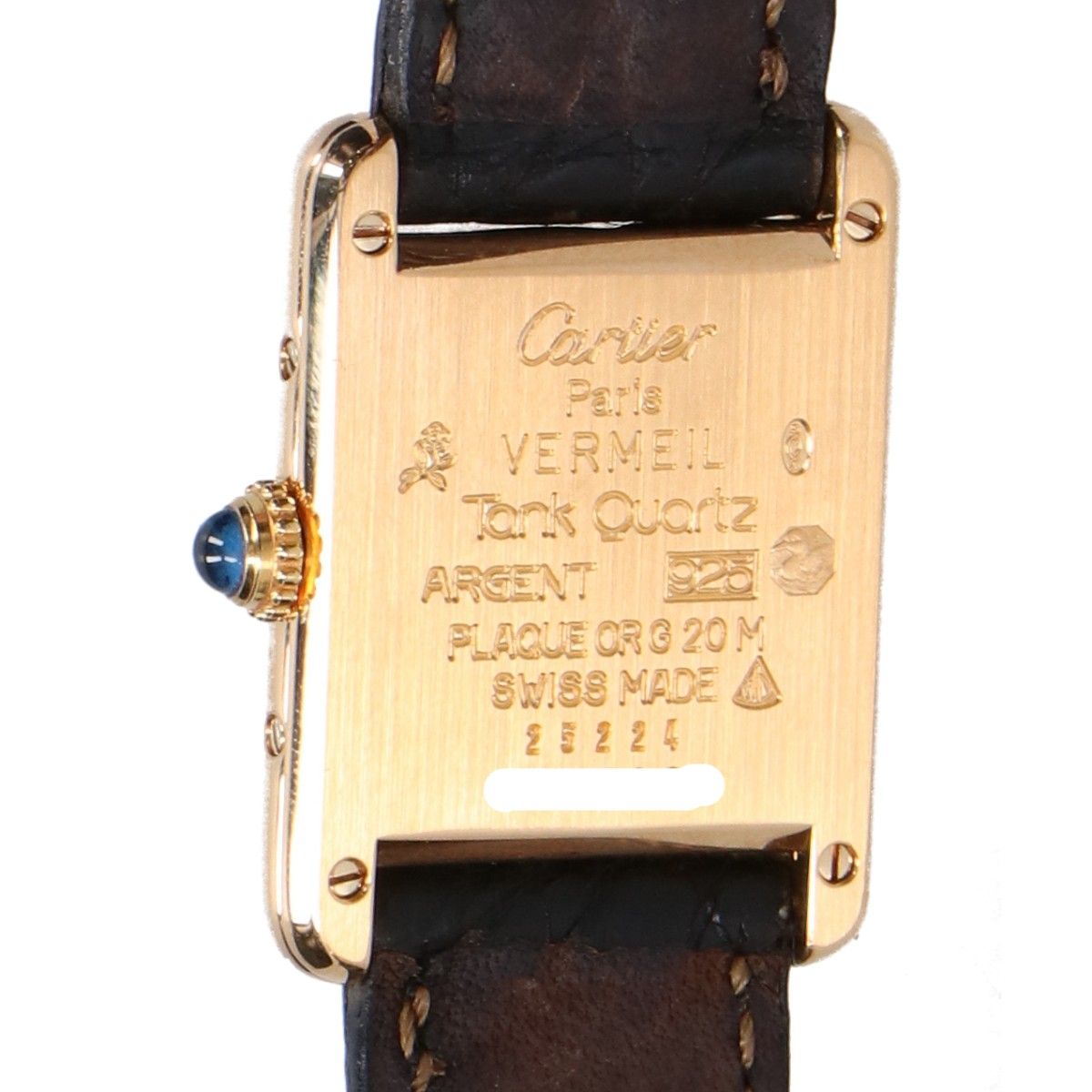 Cartier カルティエ 925 マストタンクSMヴェルメイユ アラビア - メルカリ