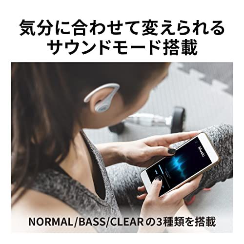 JVCケンウッド Victor HAーEC25T ワイヤレスイヤホン bluetooth 耳かけ式 本体質量6.9g(片耳) 最大30時間再生 防水仕様対応 スポーツ向け ブルー HAーEC25TーAmi ff6513a1