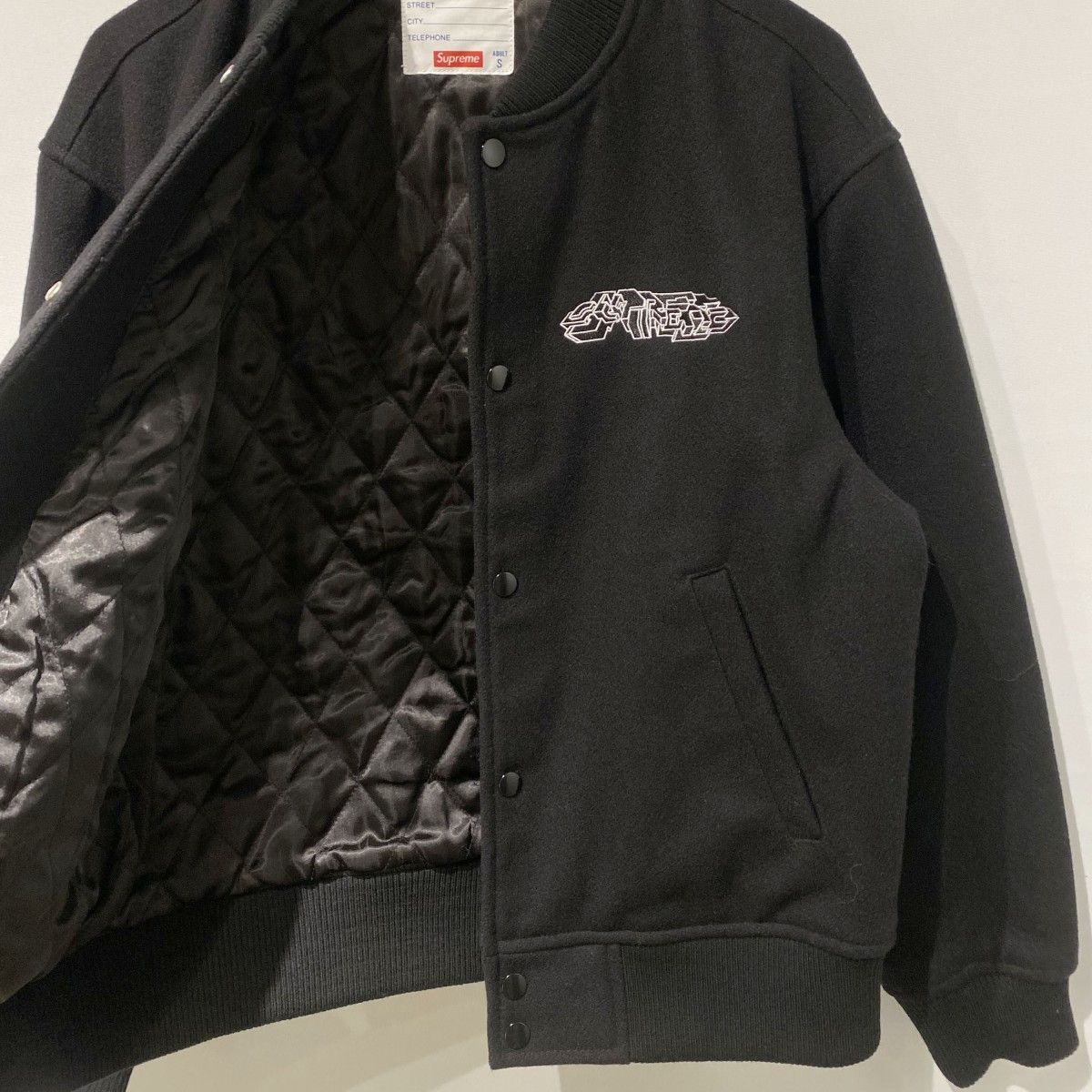 Supreme×Boris Tellegen(Delta) 19FW Delta Logo Varsity Jacketデルタ