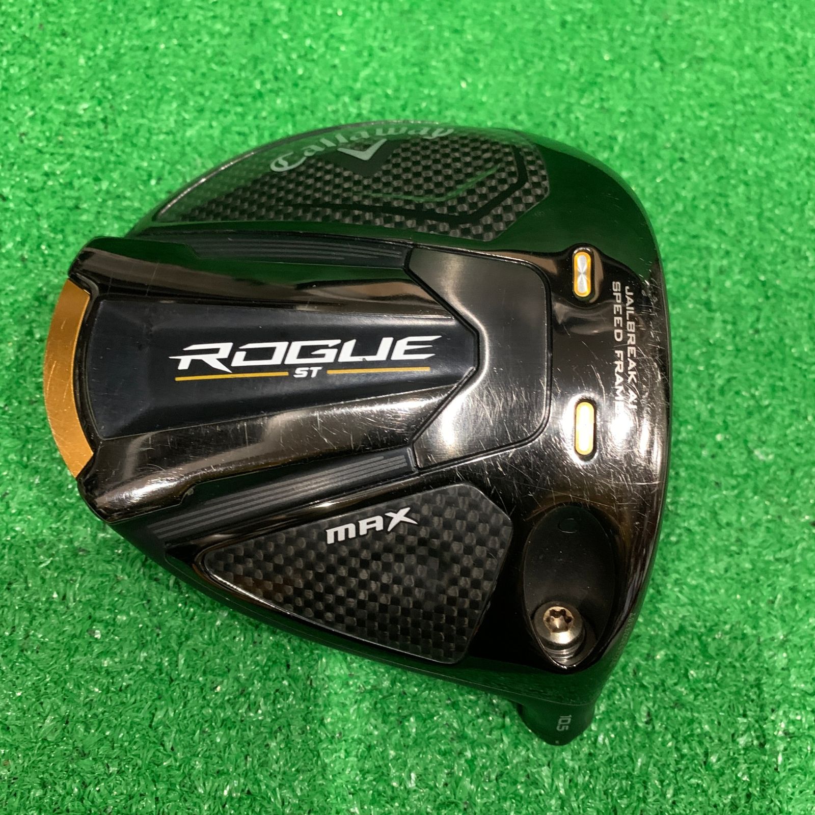 ◆◆キャロウェイ ROGUE ST MAX 10.5度ドライバー ヘッドのみ ネック・トップキズあり： C000558-018◆◆