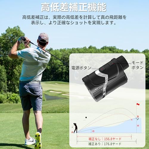 122g ゴルフ 距離計 小型 軽量 レーザー 距離測定器 85%高透過レンズ 最速0.04S ランキング ピンロック 高低差補正 連続測定 計測器 振動機能 6倍望遠 充電式 練習器具 簡単操作 狩猟 建築 屋外 地理的な測定 ゴルフ用品 3ad607d7