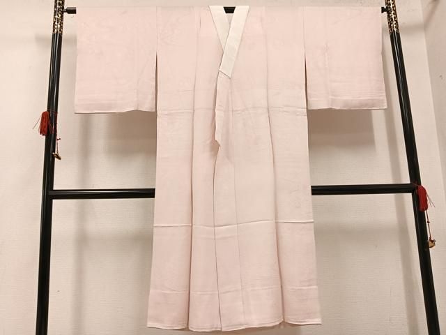 平和屋着物○長襦袢 無双仕立て 手描き 松竹梅 鶴 半衿刺繍 正絹 逸品