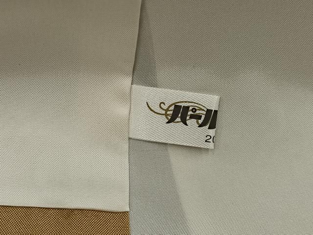 平和屋着物●結城紬　100亀甲　草花文　ロング丈　正絹　逸品　未使用　AABH3104ph