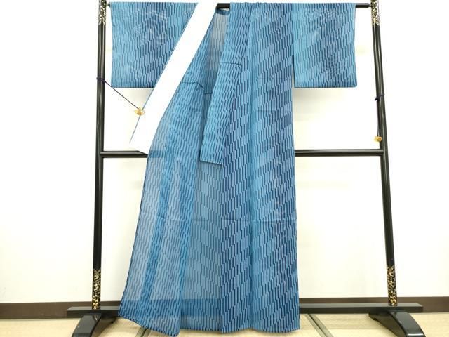 平和屋着物*夏物 小紋 絽 斜線文 洗える着物 DABD5069fe 平和屋着物*夏物 小紋 絽 斜線文 洗える着物 DABD5069fe