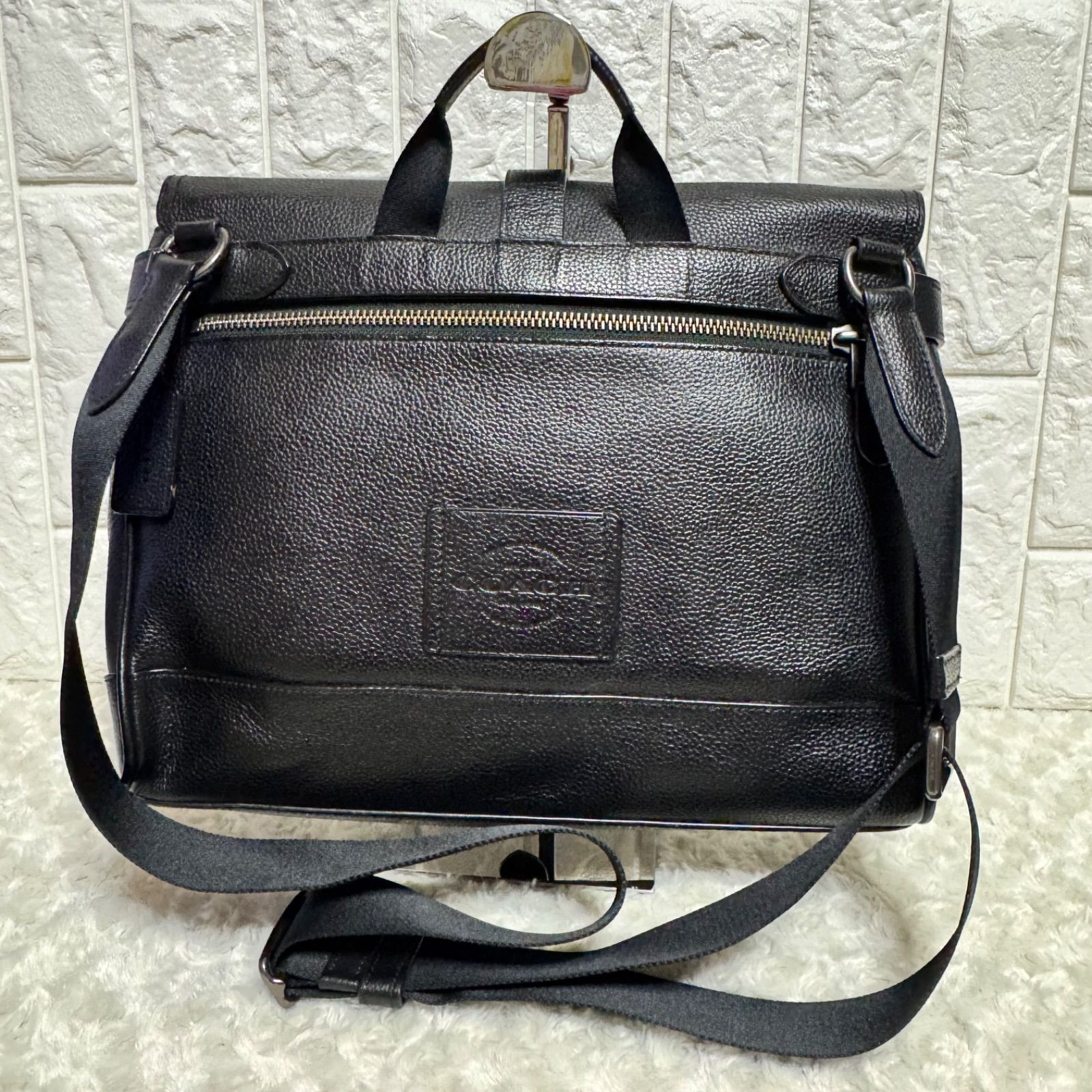 美品✨コーチ　ハドソン　2way メッセンジャーバッグ　ショルダー　レザー COACH コーチ ハドソン レザー ショルダーバッグ メッセンジャーバッグ
