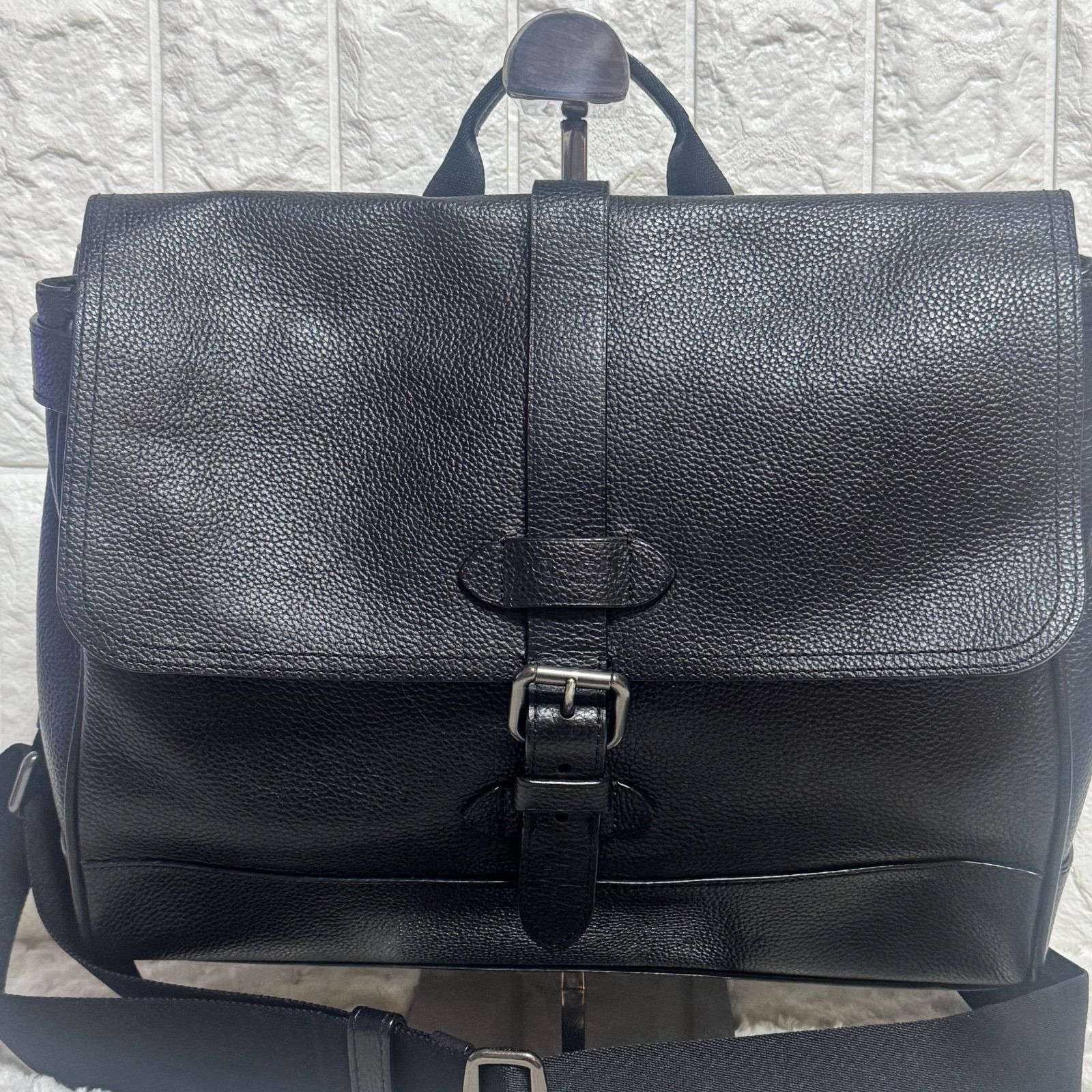 COACH コーチ ハドソン レザー ショルダーバッグ メッセンジャーバッグ