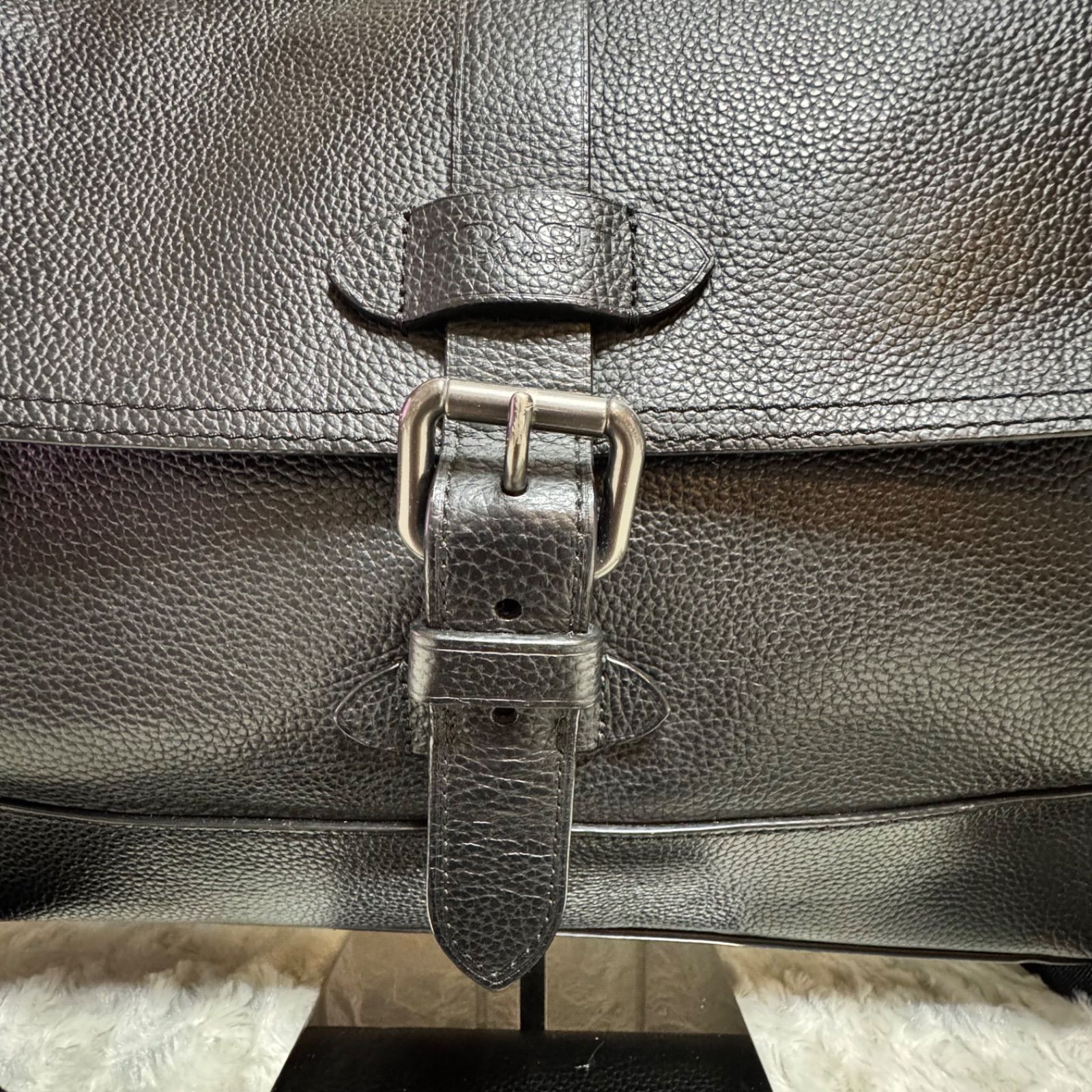 COACH コーチ ハドソン レザー ショルダーバッグ メッセンジャーバッグ