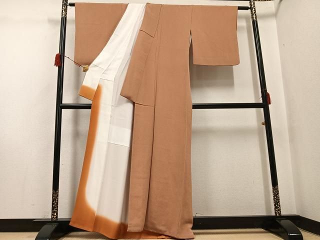 平和屋着物●江戸小紋 丸文 鬼しぼ縮緬 正絹 逸品 AABH3120ph 平和屋着物●江戸小紋 丸文 鬼しぼ縮緬 正絹 逸品 AABH3120ph