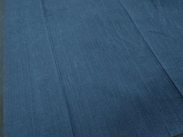 平和屋着物∴夏物　阿波しじら織　浴衣　格子　綿　逸品　DABD2887cd